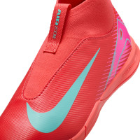 Nike Zoom Mercurial Superfly 10 Academy Zaalvoetbalschoenen (IN) Kids Rood Turquoise Roze