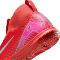 Nike Zoom Mercurial Superfly 10 Academy Zaalvoetbalschoenen (IN) Kids Rood Turquoise Roze