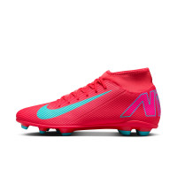 Nike Mercurial Superfly 10 Club Gras / Kunstgras Voetbalschoenen (MG) Rood Turquoise Roze