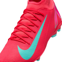 Nike Mercurial Superfly 10 Club Gras / Kunstgras Voetbalschoenen (MG) Rood Turquoise Roze