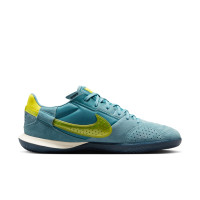 Nike Street Gato Straatvoetbalschoenen Blauwgroen Geel