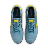 Nike Street Gato Straatvoetbalschoenen Blauwgroen Geel