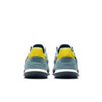 Nike Street Gato Straatvoetbalschoenen Blauwgroen Geel