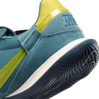 Nike Street Gato Straatvoetbalschoenen Blauwgroen Geel