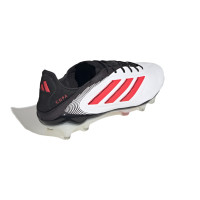 adidas Copa Pure III Elite Gras Voetbalschoenen (FG) Wit Zwart Rood