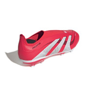 adidas Predator League Veterloze Gras / Kunstgras Voetbalschoenen (MG) Rood Wit Zwart