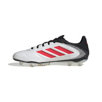 adidas Copa Pure III Pro Gras Voetbalschoenen (FG) Wit Zwart Rood