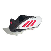 adidas Copa Pure III Elite IJzeren-Nop Voetbalschoenen (SG) Wit Zwart Rood