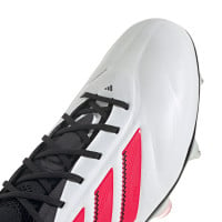 adidas Copa Pure III Elite IJzeren-Nop Voetbalschoenen (SG) Wit Zwart Rood