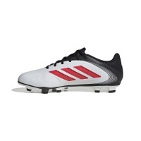 adidas Copa Pure III Club Gras / Kunstgras Voetbalschoenen (MG) Wit Zwart Rood