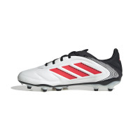 adidas Copa Pure III Elite Gras / Kunstgras Voetbalschoenen (MG) Wit Zwart Rood