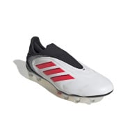 adidas Copa Pure III Elite Veterloze Gras Voetbalschoenen (FG) Wit Zwart Rood