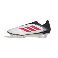 adidas Copa Pure III Elite Veterloze IJzeren-Nop Voetbalschoenen (SG) Wit Zwart Rood