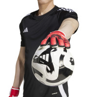 adidas Predator Match Fingersave Keepershandschoenen Rood Wit Zwart