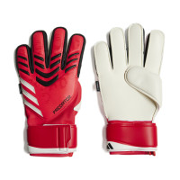 adidas Predator Match Fingersave Keepershandschoenen Rood Wit Zwart