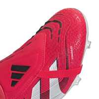 adidas Predator Pro FT Gras Voetbalschoenen (FG) Rood Wit Zwart