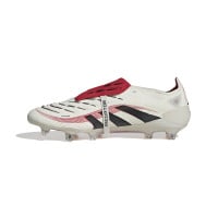 adidas Predator Elite FT Gras Voetbalschoenen (FG) Wit Zwart Rood