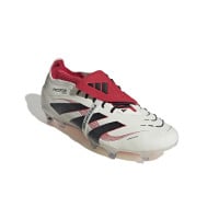 adidas Predator Elite FT Gras Voetbalschoenen (FG) Wit Zwart Rood