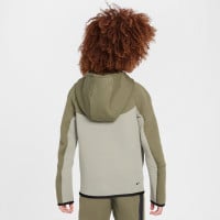 Nike Tech Fleece Sportswear Trainingspak Kids Donkergroen Olijfgroen Zwart