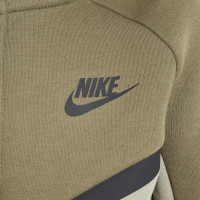 Nike Tech Fleece Sportswear Vest Kids Olijfgroen Grijs Zwart