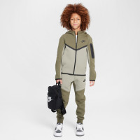 Nike Tech Fleece Sportswear Vest Kids Olijfgroen Grijs Zwart