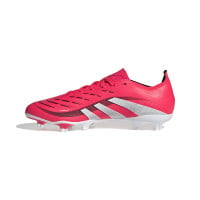 adidas Predator League Gras / Kunstgras Voetbalschoenen (MG) Rood Wit Zwart