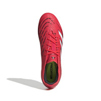 adidas Predator Pro Gras Voetbalschoenen (FG) Rood Wit Zwart