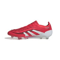 adidas Predator Elite Gras Voetbalschoenen (FG) Rood Wit Zwart