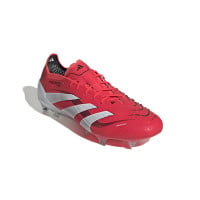 adidas Predator Elite Gras Voetbalschoenen (FG) Rood Wit Zwart