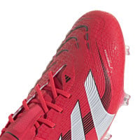 adidas Predator Elite Gras Voetbalschoenen (FG) Rood Wit Zwart