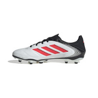 adidas Copa Pure III League Gras / Kunstgras Voetbalschoenen (MG) Wit Zwart Rood