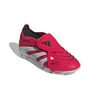 adidas Predator Elite FT Gras Voetbalschoenen (FG) Kids Rood Wit Zwart