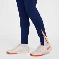 Nike Strike Trainingsbroek Donkerblauw Oranje