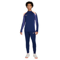 Nike Strike Trainingsbroek Donkerblauw Oranje