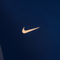 Nike Strike Trainingsshirt Kids Donkerblauw Oranje