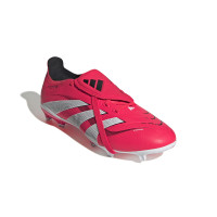 adidas Predator League FT Gras / Kunstgras Voetbalschoenen (MG) Rood Wit Zwart