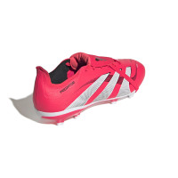 adidas Predator League FT Gras / Kunstgras Voetbalschoenen (MG) Rood Wit Zwart