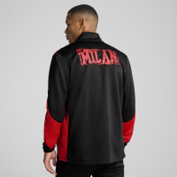 PUMA AC Milan ftblNRGY+ Joggingpak Full-Zip 2024-2025 Zwart Rood