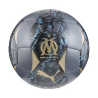 PUMA Olympique Marseille Voetbal Maat 5 Grijs Goud Blauw