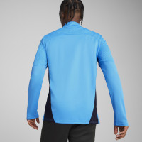 PUMA Olympique Marseille Trainingstrui 1/4-Zip 2024-2025 Lichtblauw Zwart Brons