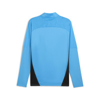 PUMA Olympique Marseille Trainingstrui 1/4-Zip 2024-2025 Lichtblauw Zwart Brons