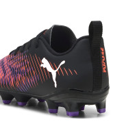 PUMA Future 8 Play Gras / Kunstgras Voetbalschoenen (MG) Kids Zwart Paars Rood