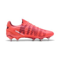 PUMA King Ultimate IJzeren-Nop Voetbalschoenen (SG) Rood Wit