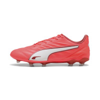 PUMA King Pro Gras / Kunstgras Voetbalschoenen (MG) Rood Wit