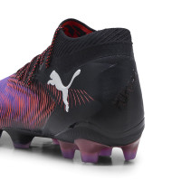 PUMA Future 8 Ultimate Gras Voetbalschoenen (FG) Dames Zwart Paars Rood