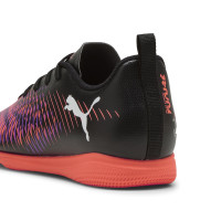 PUMA Future 8 Play Zaalvoetbalschoenen (IN) Kids Zwart Paars Rood