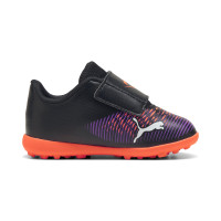 PUMA Future 8 Play Turf Voetbalschoenen (TF) Baby / Peuters Zwart Paars Rood