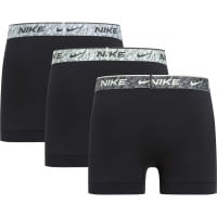 Nike Everyday Cotton Boxershort Trunk 3-Pack Zwart Grijs Lichtgroen