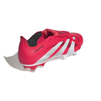 adidas Predator League FT IJzeren-Nop Voetbalschoenen (SG) Rood Wit Zwart