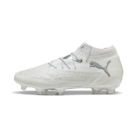 PUMA Future 8 Ultimate Gras Voetbalschoenen (FG) Wit Zilver